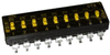 Dip Switch, 0.1A, 50Vdc, 9Pos, Smd Rohs Compliant Cts - 60AJ4837 - Newark, An Avnet Company