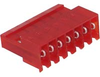 MTA-100 Receptacle, 7 Position, Closed End, 22 AWG, IDC, Red - 70042742 - Allied Electronics, Inc.