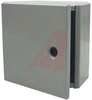 Enclosure, Panel; Steel; 6 in.; 4 in.; 6 in.; Wall Mount; Gray; Type 1 - 70164413 - Allied Electronics, Inc.