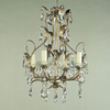 Silver Gilt & Crystal Chandelier - CL78/S - Vaughan Designs, Inc.