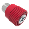 Captive Screw, 4-40 Thread, Press-in, Phillips Recess, Knurled Red Knob - 4C-PH-04-1P0-K013 - Southco