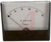 Ammeter, 0-300ACA, + 2%; 4-1/2 in.; 2%;2.75 in.; 0.128 in.; -20 to degC - 70209433 - Allied Electronics, Inc.