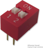 Dip Switch, 2Pos, Spst-No, Slide Rohs Compliant Multicomp Pro - 57AC7057 - Newark, An Avnet Company