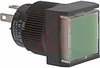SWITCH, ILLUMINATED, PUSHBUTTON, SHORT BODY PANEL SEAL, SPDT, GREEN LED -- 70192165