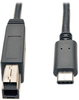 USB 3.1 Gen 2 (10 Gbps) Cable, USB Type-C (USB-C) to USB 3.0 Type-B (M/M), 3 ft. -- U422-003-G2