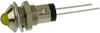 Panel Mount Indicator, Led, 8Mm, Yellow, 2V; Led Color Bivar - 20K1755 - Newark, An Avnet Company