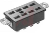 PANEL MOUNT SOCKET WITH ANGLE BRACKETS,8 CIRCUITS - 70191221 - Allied Electronics, Inc.