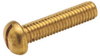 Slotted Raised Head Machine Screws - Brass - Metric - DIN 964 - Image