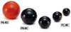 Plastic Ball Knob -- PC-20-M6-BK - Image
