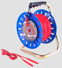 Test lead 100 m for earth resistance measurements (on a reel) red -- WAPRZ100REBBSZ