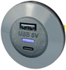 Usb Charger Rcpt, 2Port, Grey Rohs Compliant Alfatronix - 50AK6730 - Newark, An Avnet Company