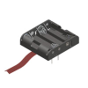 4 AAA Cell Holder, PC with Ribbon -- 2481RB - Image