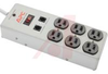 SURGE PROTECTOR; ESSENTIAL; SURGEARREST; 6 OUTLETS; 120V; METAL CASE; 4FT CORD - 70125175 - Allied Electronics, Inc.