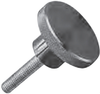 Steel Knurled Control Knob with Stud -- 21240 - Image