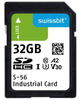 Industrial SD Card, S-56, 32 GB, 3D PSLC Flash, -25°C to +85°C - SFSD032GL1AM1TB-E-EF-21P-STD - Swissbit AG
