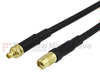 MMCX Plug to MMCX Jack Cable RG-174 Coax in 36 Inch -- FMC0924174-36