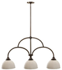 Light Island Chandelier - F2581/3HTBZ - Murray Feiss Lighting