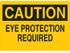 Caution Eye Protection Required - 84530 - Brady Corporation