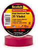 3M Scotch 35-VIOLET-1/2 Purple Insulating Tape - 1/2 in Width x 20 ft Length - 7 mil Thick - Electrically Insulating - 49923 - 054007-49923 - R. S. Hughes Company, Inc.