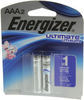 Li-Fes2 Battery, 1.5V, Aaa; Battery Voltage Energizer -- 83K9247