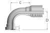 One-Piece Alfacrimp Fittings, 90º SUPERCAT Flange - S Series - S-3232-CFL9 - Kuriyama of America, Inc.