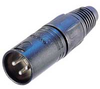 Neutrik NC3MXB Male Cable End XLR Black/Gold - NEUNC3MXB - HAVE, Inc.