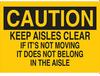 Maintenance Sign - 85583 - Brady Corporation
