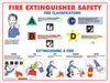 Brady Rectangle White Fire Equipment Sign - TEXT: FIRE EXTINGUISHER SAFETY - FESP - 754476-45420 - R. S. Hughes Company, Inc.