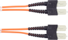 10m (32.8ft) SCSC OR OM1 MM Fiber Patch Cable INDR Zip OFNR -- EFN110-010M-SCSC - Image