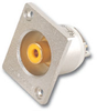 CANARE RJRU RCA FEMALE FLUSH PANEL MOUNT YELLOW - CANRJRUYEL - HAVE, Inc.