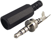Phone Audio Connector, Plug, 4, Cable Mount, Plastic Body, Nickel Plated Contacts Rohs Compliant Cliff Electronic Components - 69W8906 - Newark, An Avnet Company