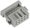 Wire To Board Connector, Receptacle, 10 Position, 2.54Mm; Idc Connector Type Amp - Te Connectivity - 57H7286 - Newark, An Avnet Company