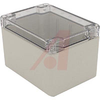 Enclosure; Polycarbonate; Silicone Rubber; Stainless Steel; Light Gray; Clear - 70163907 - Allied Electronics, Inc.