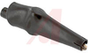 Alligator Clip; Solid Copper; 10 A; Black; 2-1/4 in.; 3/16 in.; BU Series - 70188566 - Allied Electronics, Inc.