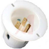 Flanged Inlet; 15 A; 125 V; Tempered Brass; 5-15P - 70094971 - Allied Electronics, Inc.