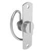 Compression Latch, Self-Adjusting, Small Size, Tool Locking, Slotted Head, Rivet/Screw  Installation, Smooth Spring, Steel, Zinc Plated, Bright - 57-30-101-10 - Southco