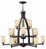 4729MC Large Chandeliers-Glass Shade - 405074 - Capital Lighting, Inc.