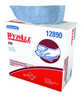 Kimberly-Clark Wypall Denim Blue Hydroknit 340 Cloth - Pop-up Dispenser - 68 sheets per box - 16.8 in Overall Length - 12890 - 036000-12890 - R. S. Hughes Company, Inc.