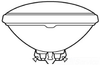 Sealed Beam Lamp - 60PAR/2/R-38 - GE Lighting
