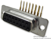 Standard D Sub Connector, Df Series, Da, Receptacle, 15, Steel Body, Through Hole Rohs Compliant Amphenol Communications Solutions - 45X4579 - Newark, An Avnet Company