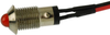 Panel Mount Indicator, Led, 8Mm, Red, 2.1V; Led Color Bivar - 06W0067 - Newark, An Avnet Company
