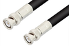BNC Male to BNC Male Cable 72 Inch Length Using RG8 Coax, RoHS - PE3807LF-72 - Pasternack