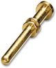 Circular Connector Contact, Pin, Crimp, Gold Plated Contacts, Pluscon Series Rohs Compliant Phoenix Contact -- 43Y2466