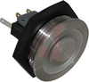 30MM SPDT MSM PUSHBUTTON SWITCH, GREEN RING ILLUMINATION - 70020858 - Allied Electronics, Inc.