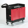 Rubbermaid TradeMasterTM 2 Door Mobile Cabinet and Work Center - 8156 - U.S. Plastic Corporation