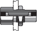 High Pressure Fitting - SMPBC Bulkhead coupling - Image