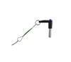 L-Handle Quick Release Pins with Aluminum Oval Tab Lanyard -- 801491PQ