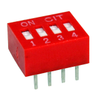 DIP Switches - 2449-KG04R-ND - DigiKey