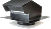 Goose Neck Vent - Black Painted