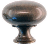 Solid Brass Round 1-1/2 Inch Cabinet Knob, An.. - 817096 - HardwareSource, Inc.